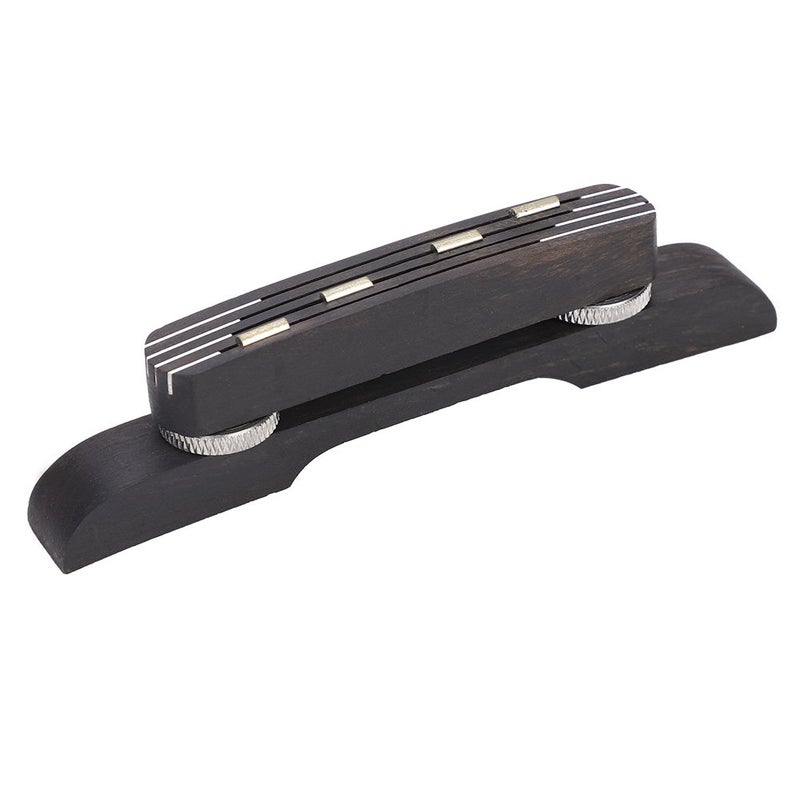 VGEBY Mandolin Bridge, Rosewood Adjustable Mandolin Strings Bridge for Guitar Bass Mandolin Mandolin Adjustable Bridge Mandolin Flat Top Bridge Mandolin Flat Top Bridge Adjustable - Image 1